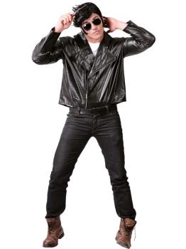 Jaqueta Grease Rocker para Adultos – Estilo Carnaval dos Anos 50