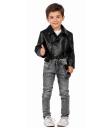 Jaqueta de couro Grease, tamanho infantil
