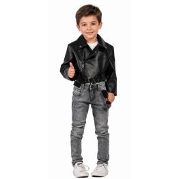 Jaqueta de couro Grease, tamanho infantil