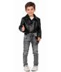 Jaqueta de couro Grease, tamanho infantil