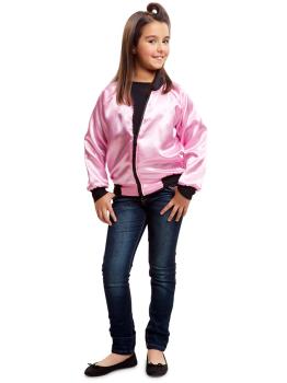 Jaqueta infantil Pink Ladies dos anos 50