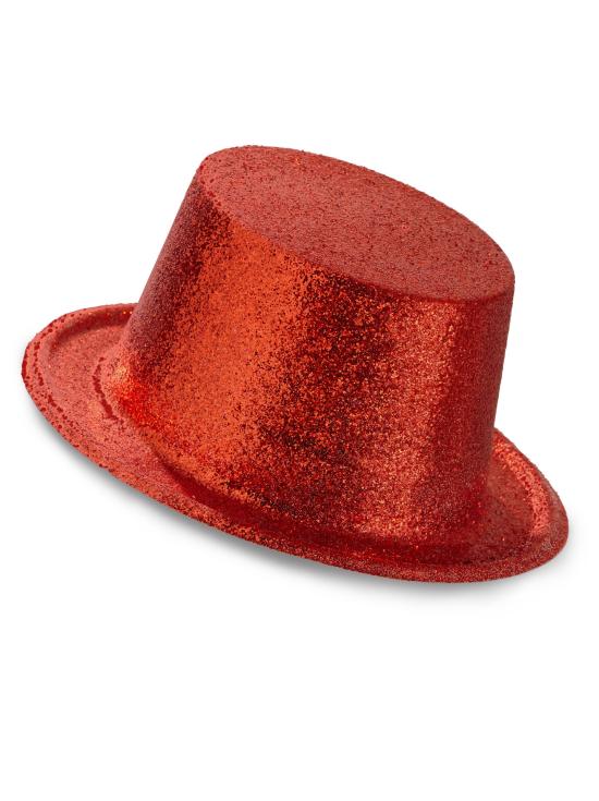 Cartola Vermelha Brilhante