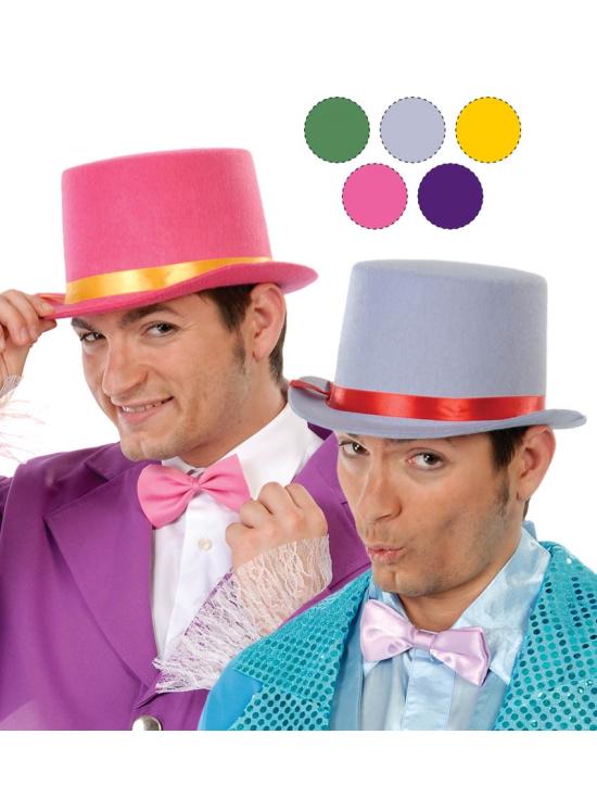 Cartola em cores de feltro
