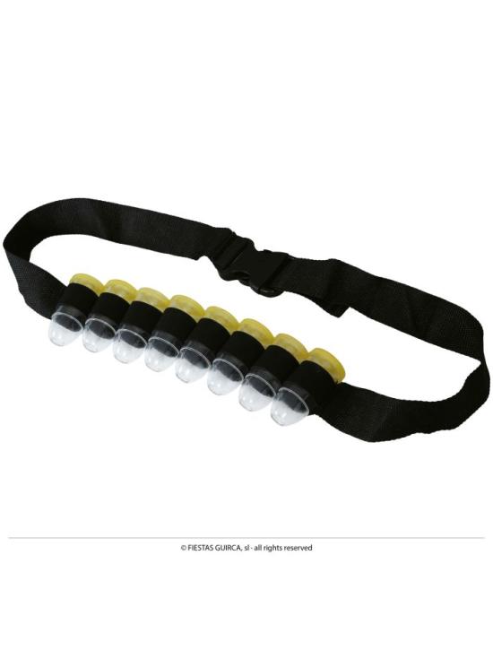 Fita com 8 copos/balas para bebidas