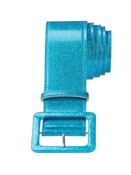 Cinto Glitter Azul 120 cm.