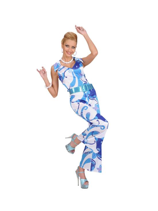 Cinto Glitter Azul 120 cm.