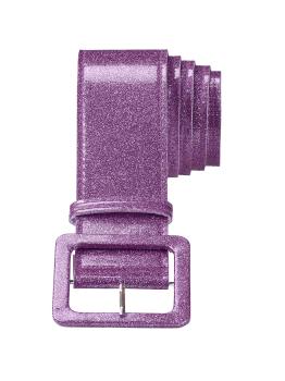 Cinto Glitter Roxo 120 cm.