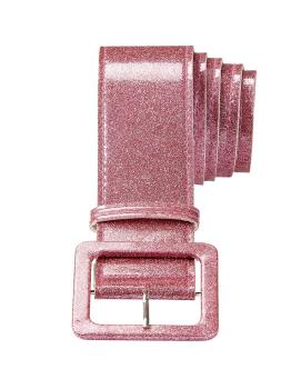 Cinto Rosa Glitter 120 cm.