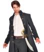 Cinto marrom com 4 coldres para espadas e armas