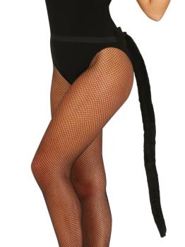 Traje de pelúcia de cauda de gato