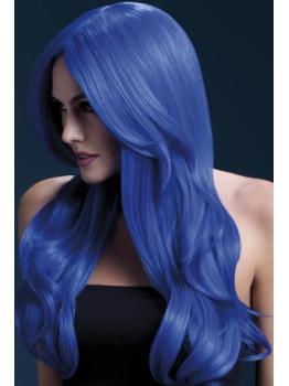 Coleção Fever, Peruca Khloe, Azul Neon