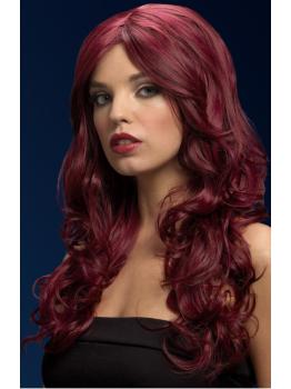 Coleção Fever, peruca Nicole, vermelho cereja