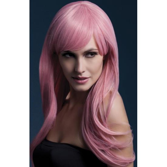 Coleção Fever, Peruca Sienna, Rosa Pastel, Coleção Fever, Peruca Sienna, Rosa Pastel,