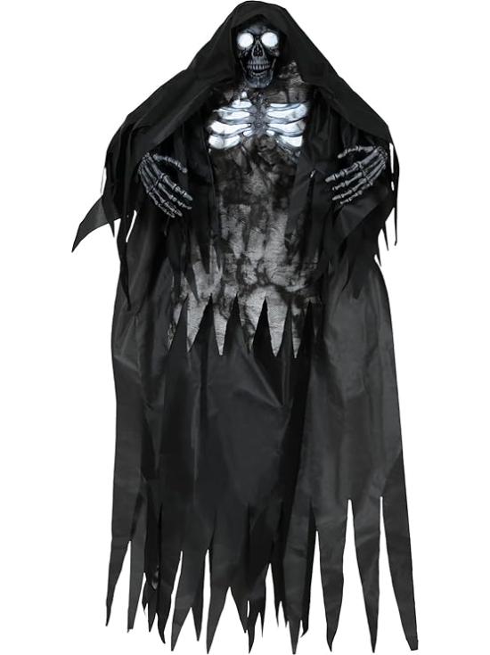 Pingente de esqueleto com luz e som (160 cm)
