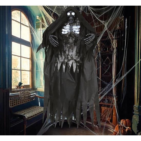 Pingente de esqueleto com luz e som (160 cm)