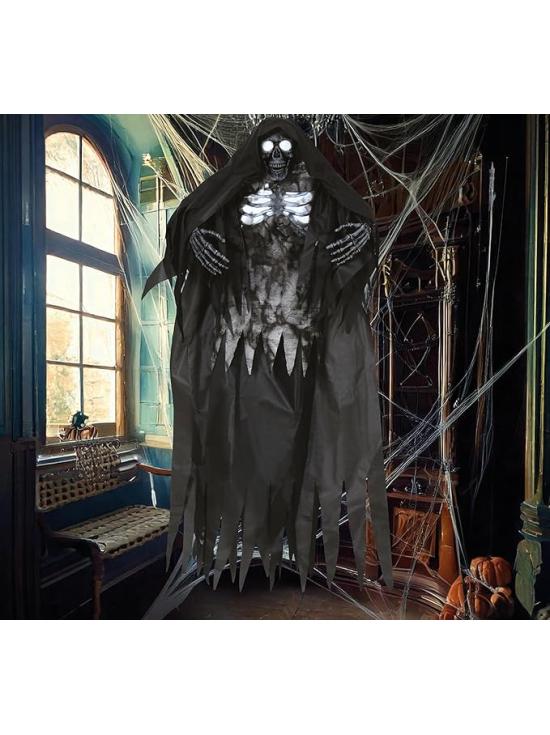 Pingente de esqueleto com luz e som (160 cm)