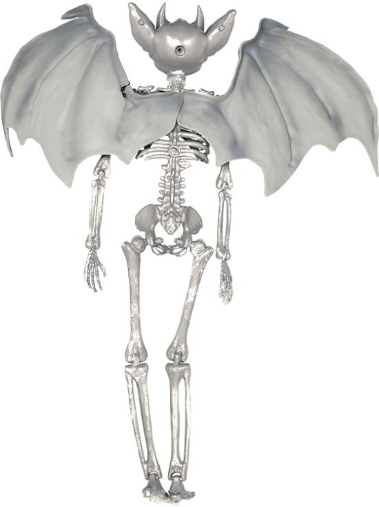 Pingente de Esqueleto de Vampiro com Asas 40 cm – Decoração de Halloween