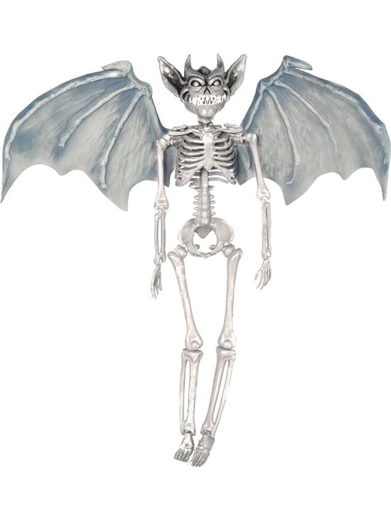Pingente de Esqueleto de Vampiro com Asas 40 cm – Decoração de Halloween