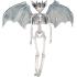 Pingente de Esqueleto de Vampiro com Asas 40 cm – Decoração de Halloween
