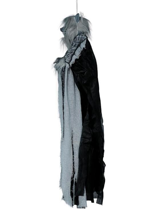 Pingente de Lobisomem com Luz, Som e Movimento 120 cm – Decoração de Halloween