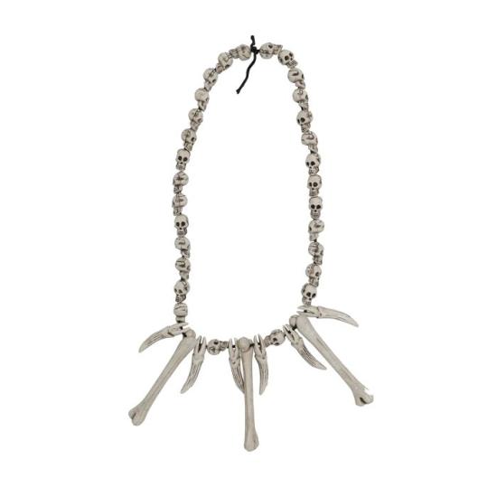 Colar Homem das Cavernas com Caveiras