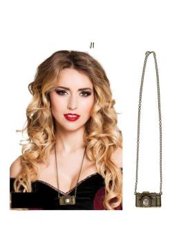 Colar Câmera Steampunk
