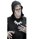Colar de caveiras de Halloween