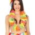 Colar havaiano extra multicolor neon