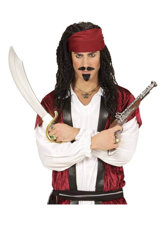 Colar Pirata com Caveira.