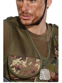 Colar de Placas Militares.