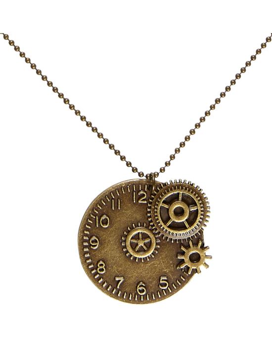 Collar reloj steampunk