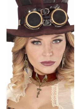Colar Steampunk com chave