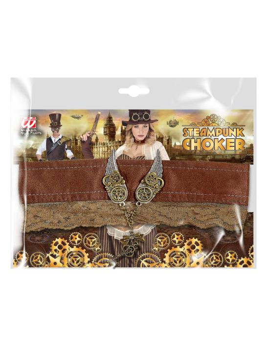 Colar Steampunk com chave