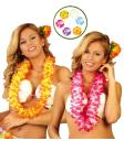 Colares havaianos luxuosos em cores sortidas