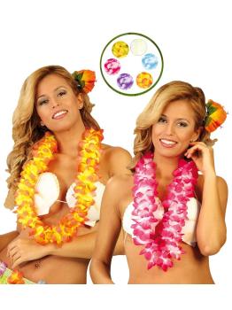 Colares havaianos luxuosos em cores sortidas