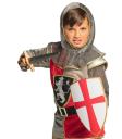 Conjunto de escudo e espada medieval infantil