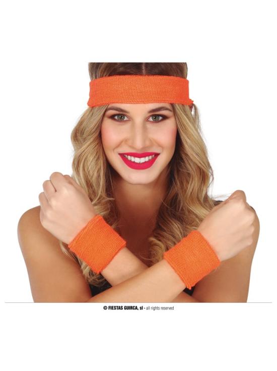 Conjunto de 2 pulseiras e faixa de cabelo