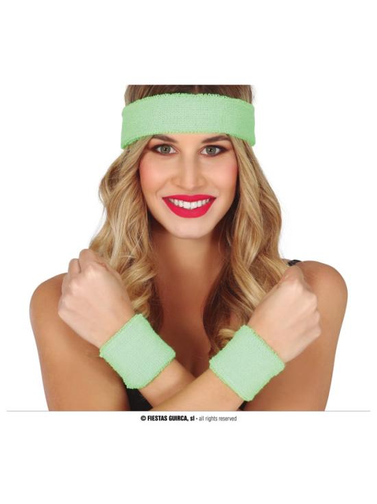 Conjunto de 2 pulseiras e faixa de cabelo
