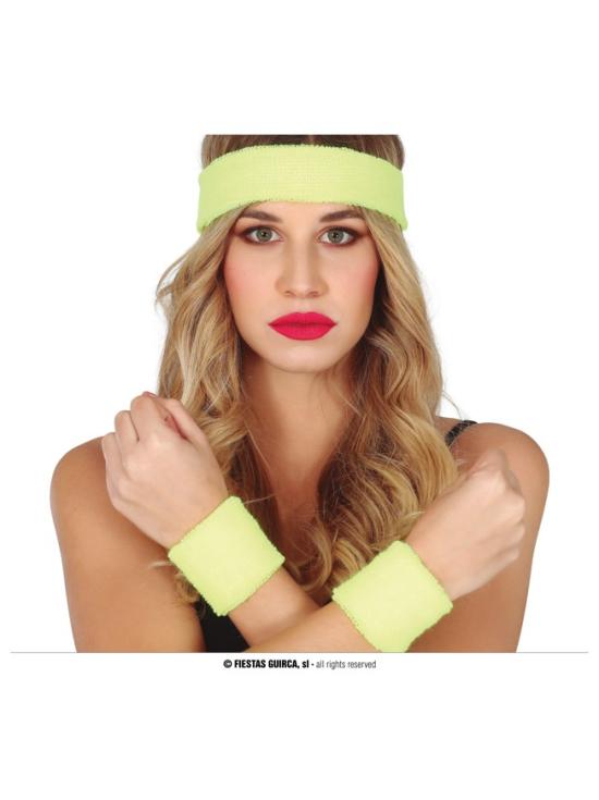 Conjunto de 2 pulseiras e faixa de cabelo