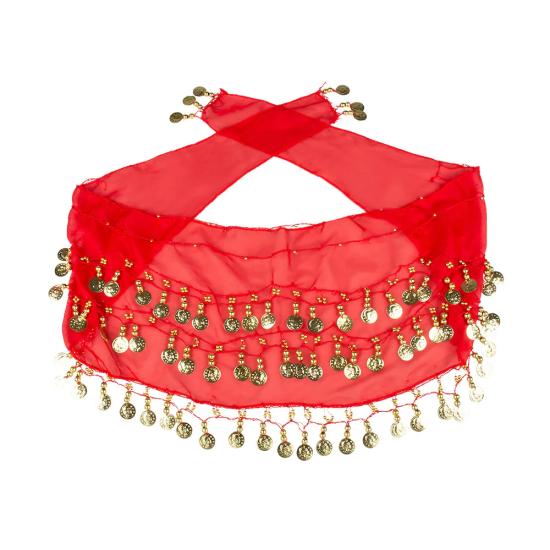 Conjunto de dança do ventre Zingara ou vermelho