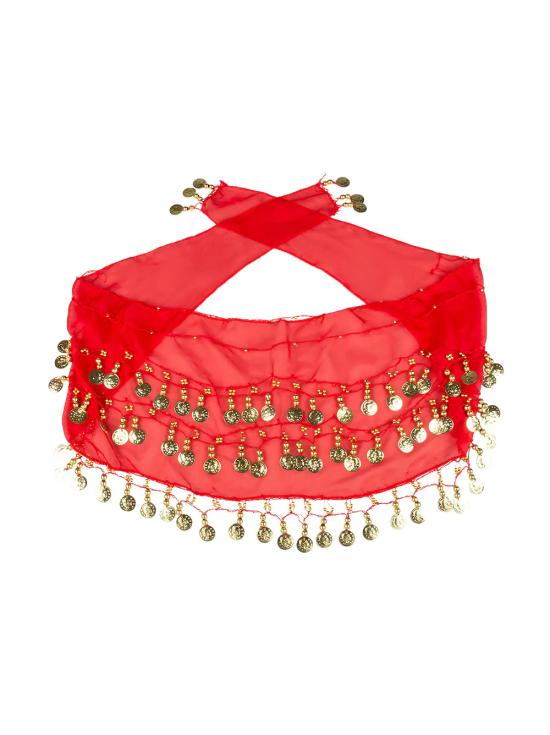 Conjunto de dança do ventre Zingara ou vermelho