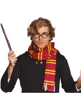 Conjunto Harry Wizard com óculos e cachecol