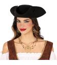 Conjunto de colar e brincos metálicos de pirata - Acessórios de joalheria para mulheres