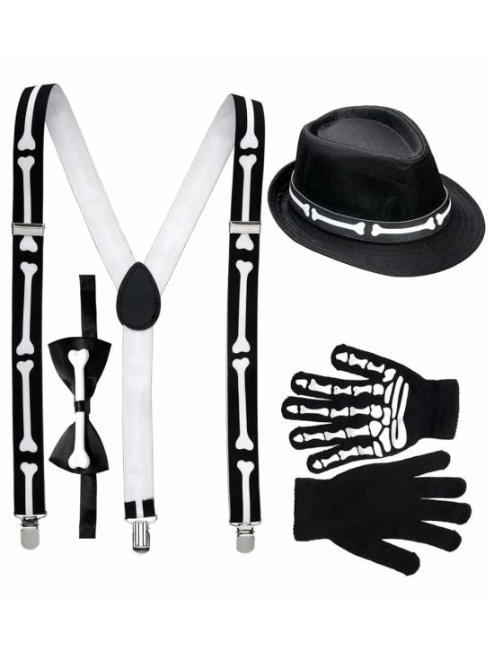 Conjunto de esqueleto de terror
