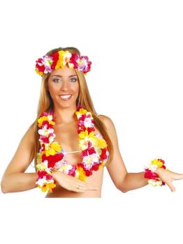 Conjunto Extra Havaiano com 4 peças.