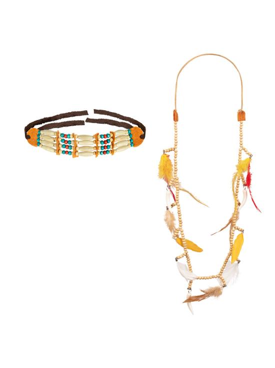 Conjunto indiano (gargantilha e colar)