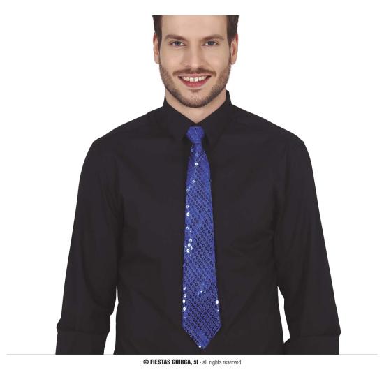 Gravata Lantejoulas Coloridas 35 cms