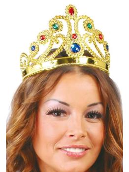 Coroa Rainha em Ouro Brilhante
