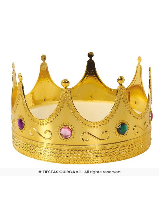 Coroa Dourada de Luxo Adulto
