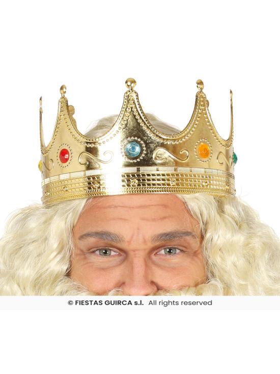 Coroa Dourada de Luxo Adulto